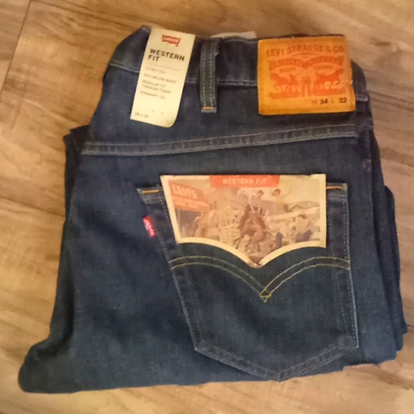 Levi Western Fit Jeans - Picture 1 of 2
